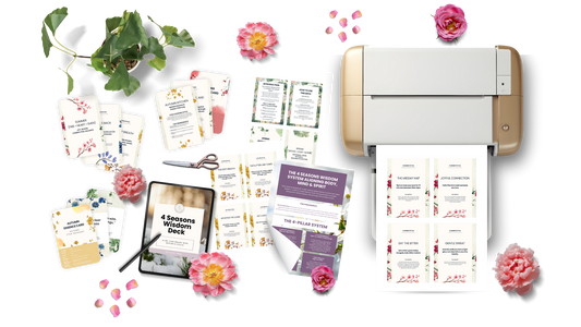 TCM 4 Seasons Wisdom Deck | Printable Cards (Digital Download)