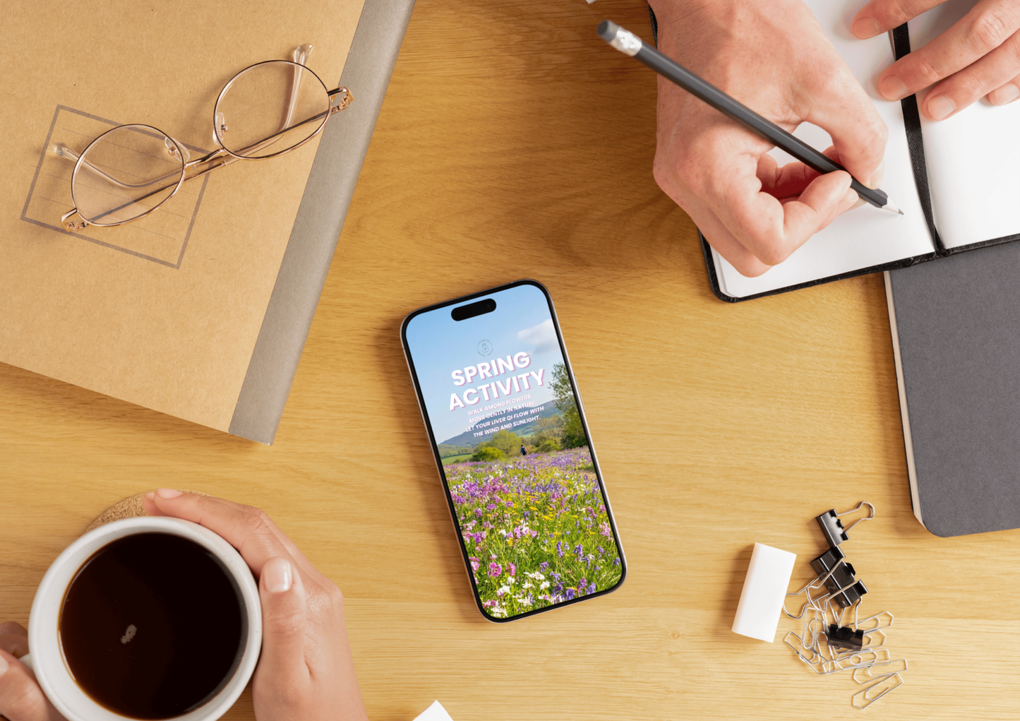 The 4 Seasons TCM Wellness Digital Wallpaper Collection (Phone & Desktop)