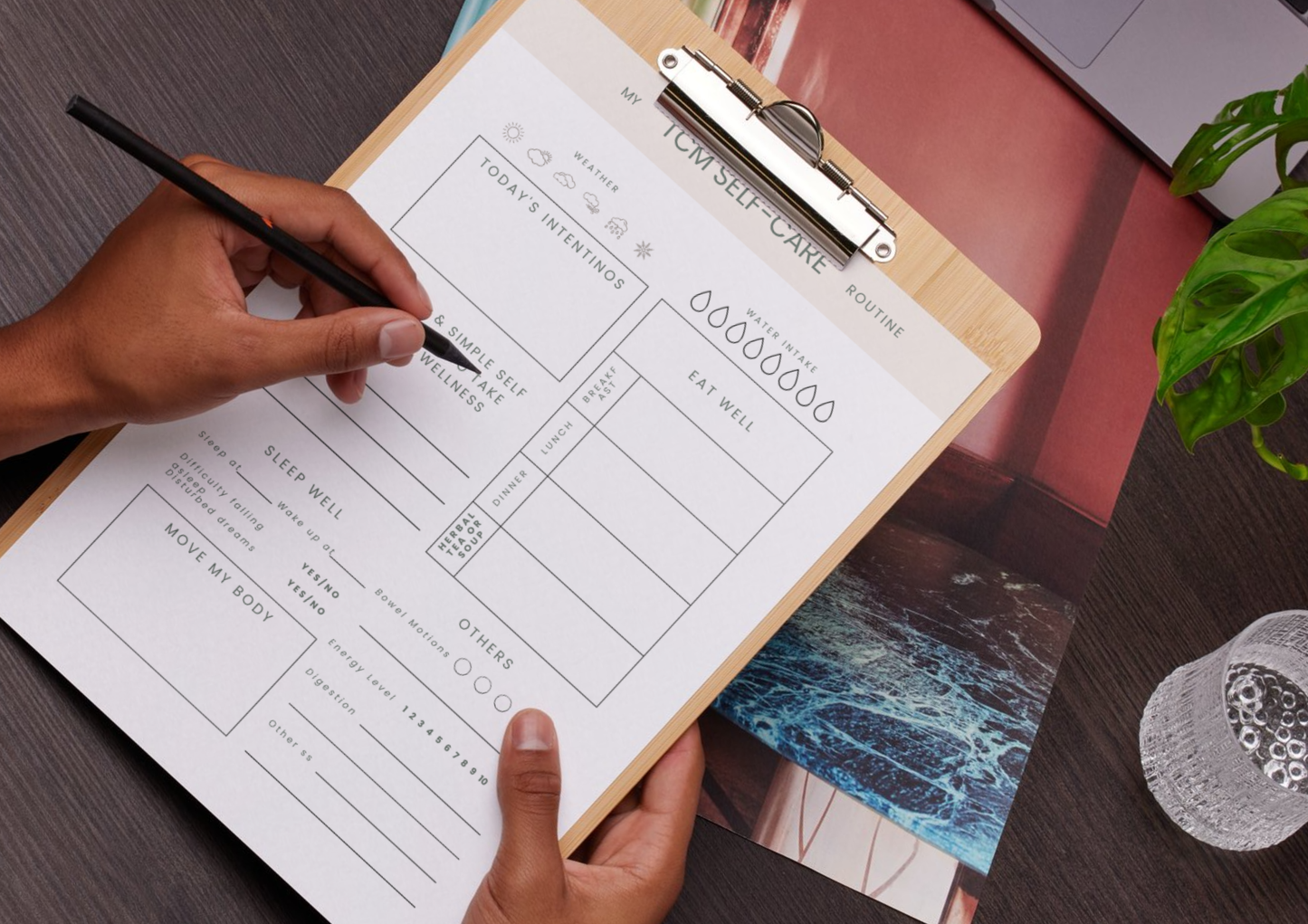 The Holistic TCM Self-Care Workbook & Journal